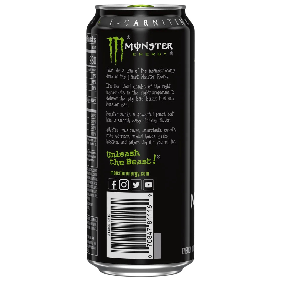 24x Monster Energy Original 0,5L